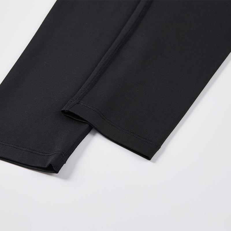 男子透氣速乾緊身長褲【黑/紅/藍/灰】