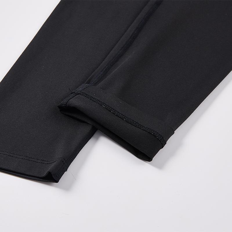 男子透氣速乾緊身長褲【黑/紅/藍/灰】