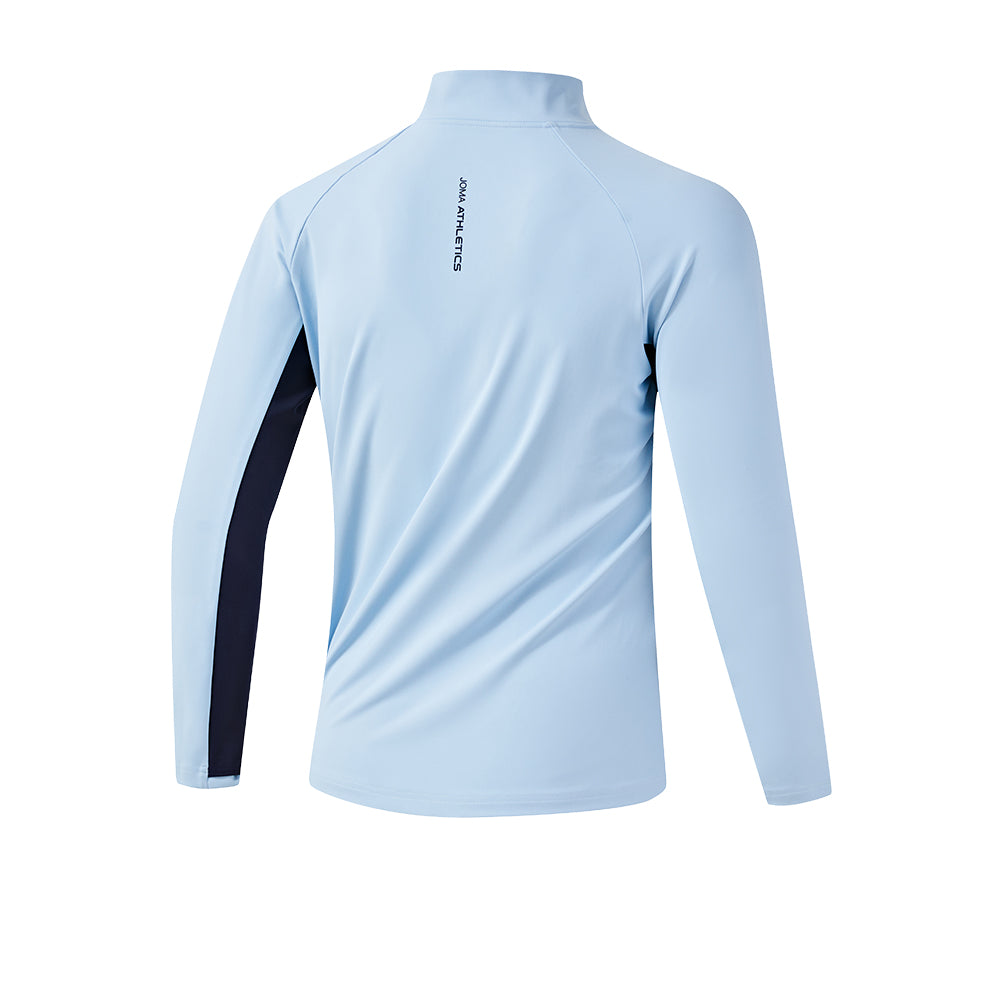 男裝半拉鏈長袖T恤