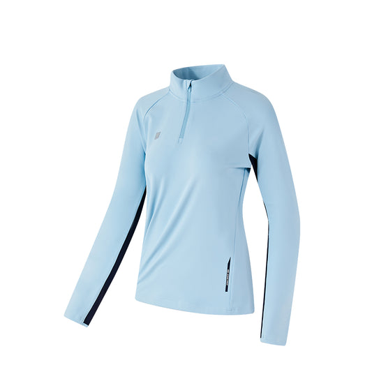 女裝半拉鏈長袖T恤