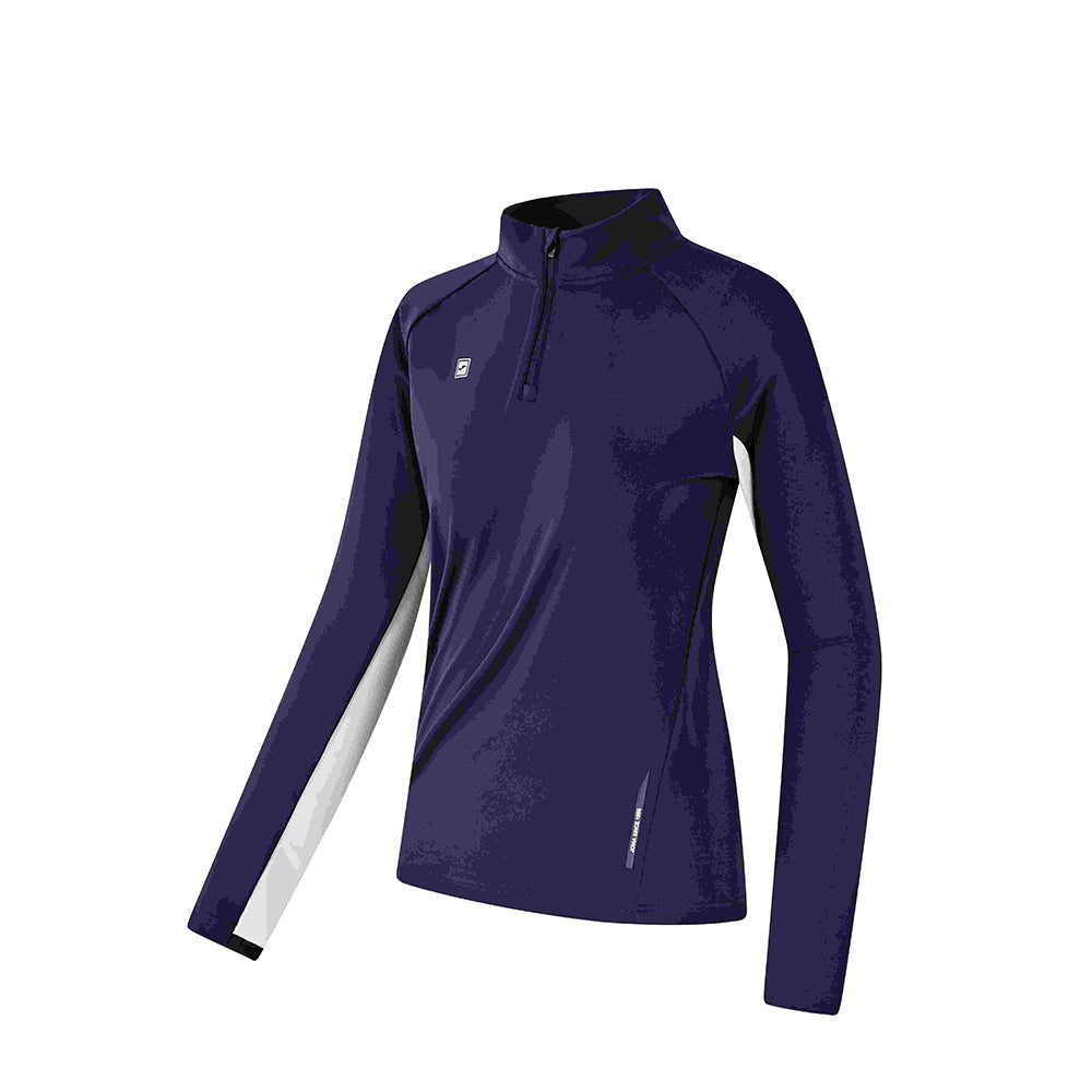 女裝半拉鏈長袖T恤