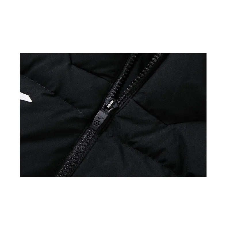 Children's Hooded Down Vest ~ Comprehensive Sports Series [Navy Blue/Black]