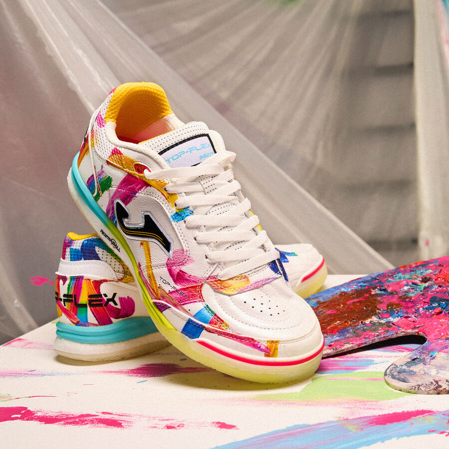 Futsal Shoes｜Top Flex Rebound 26【White Multicolor】