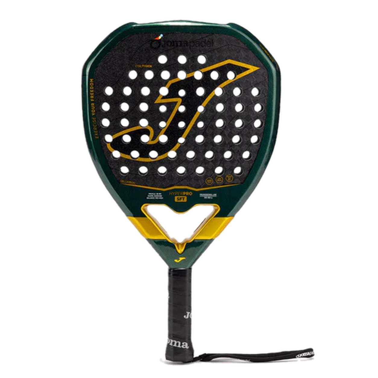 Joma Hyper Pro SFT Professional Padel Racket | Green / Black