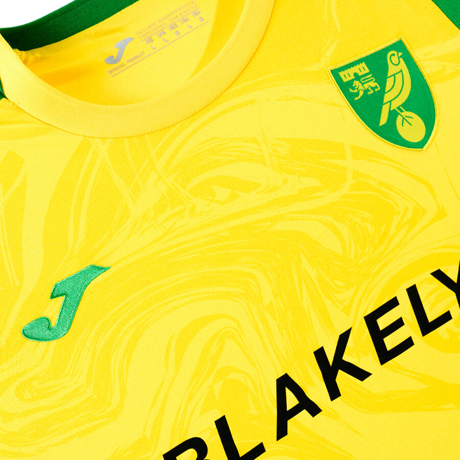 Norwich City FC 2026/27 Home Short-Sleeved Shirt