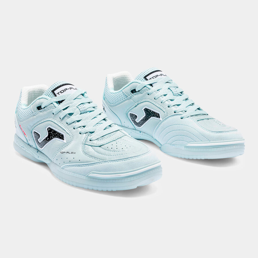 Futsal Shoes｜TOP FLEX 2026【White / Light Blue】
