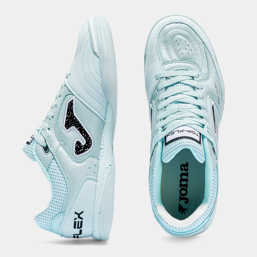 Futsal Shoes｜TOP FLEX 2026【White / Light Blue】