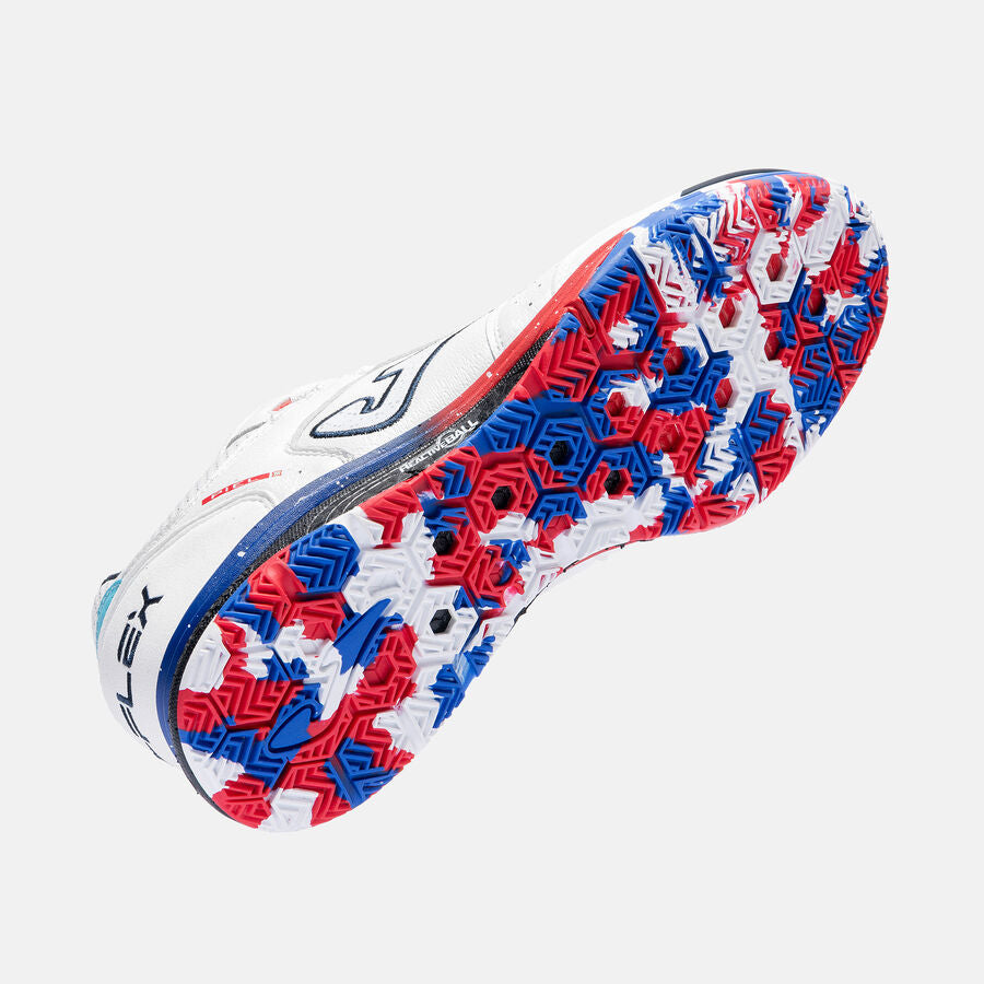 Futsal Shoes｜TOP FLEX REBOUND【White / Red Blue】