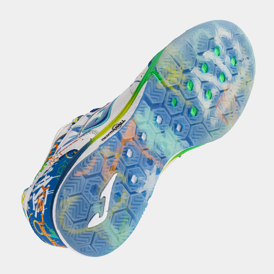 TOP FLEX REBOUND AMANDINHA Men’s / Women’s Indoor Football Shoes 2026｜White / Blue