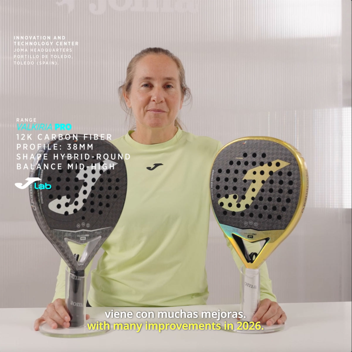 Joma Valkiria Pro SFT Padel Racket | Black