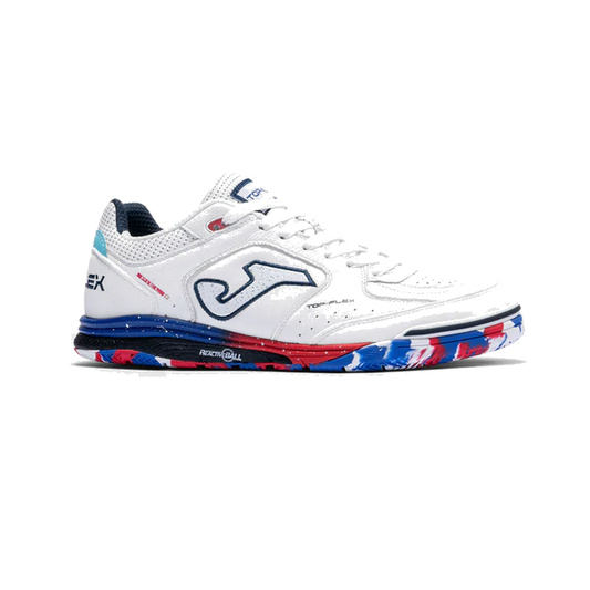 Futsal Shoes｜TOP FLEX REBOUND【White / Red Blue】