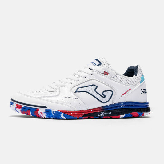 五人足球鞋 TOP FLEX REBOUND 26 (石地/室内)【白/藍色】