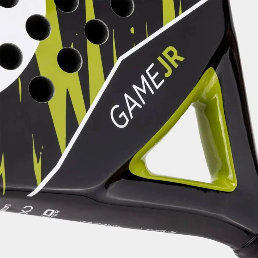 Joma Game Junior Padel Racket - Black/Green