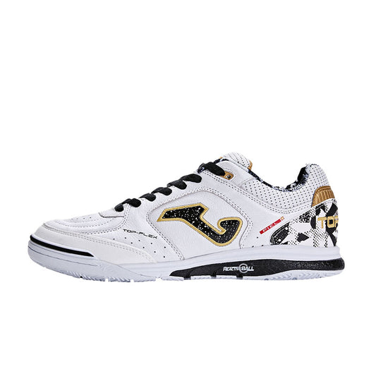 五人足球鞋  TOP FLEX REBOUND 23  石地/室内【白/黑】